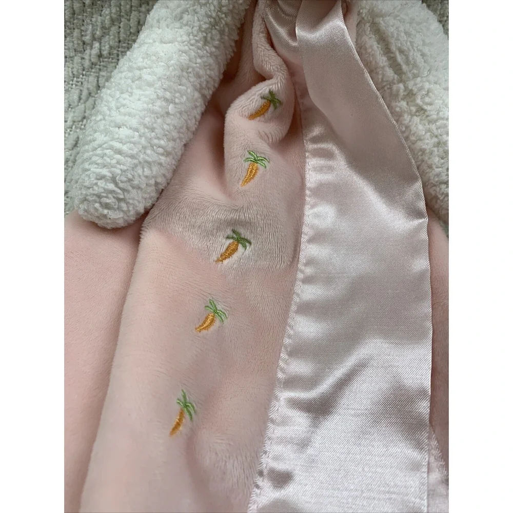Bunnies By The Bay‎ Pink Best Friends Indeed Blossom Lovey Baby Security Blanket